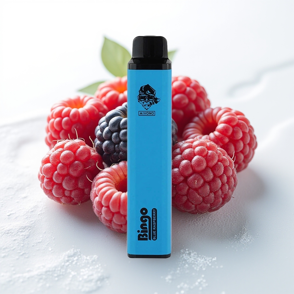Aivono AIM BINGO 4000 Puff Disposable Vape Lampone Blu, 10mL, 1000mAh, fino a 4000 puff