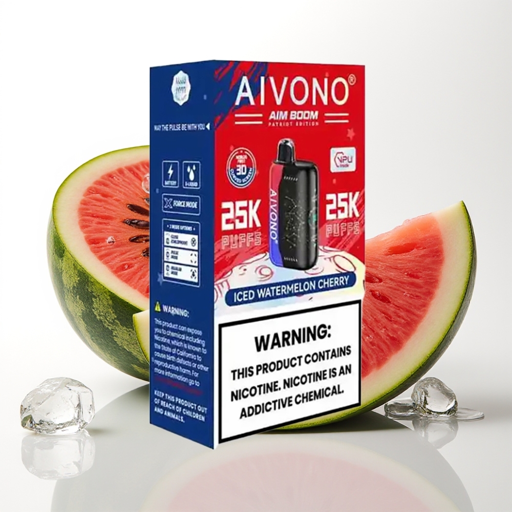 Aivono AIM BOOM 25000 Puff Anguria Ciliegia Ghiacciata 28ml 650mAh Type-C