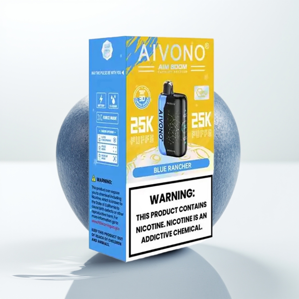 Aivono AIM BOOM 25000 Puff Blu Caramello, 0%-5% Nicotina, 28ml