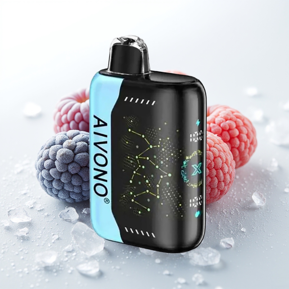 Aivono AIM BOOM 25000 Puffs Blu Lampone Ghiaccio 28ml 650mAh Tipo-C