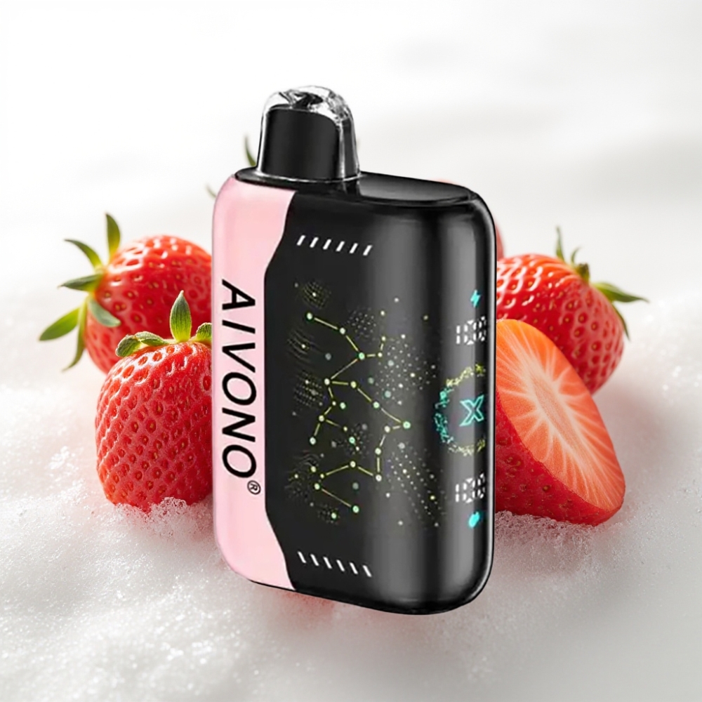 Aivono AIM BOOM 25000 Puffs Fragola B Pop 0%/2%/3%/5% 28ml 650mAh Tipo-C