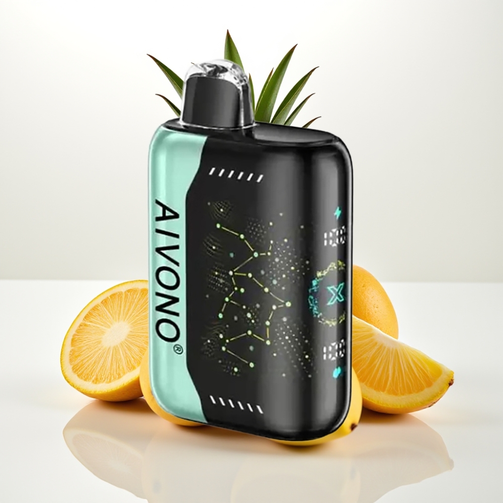 Aivono AIM BOOM 25000 Puffs Mango Ananas Acido, 0%-5% Nicotina, 28ml, 650mAh