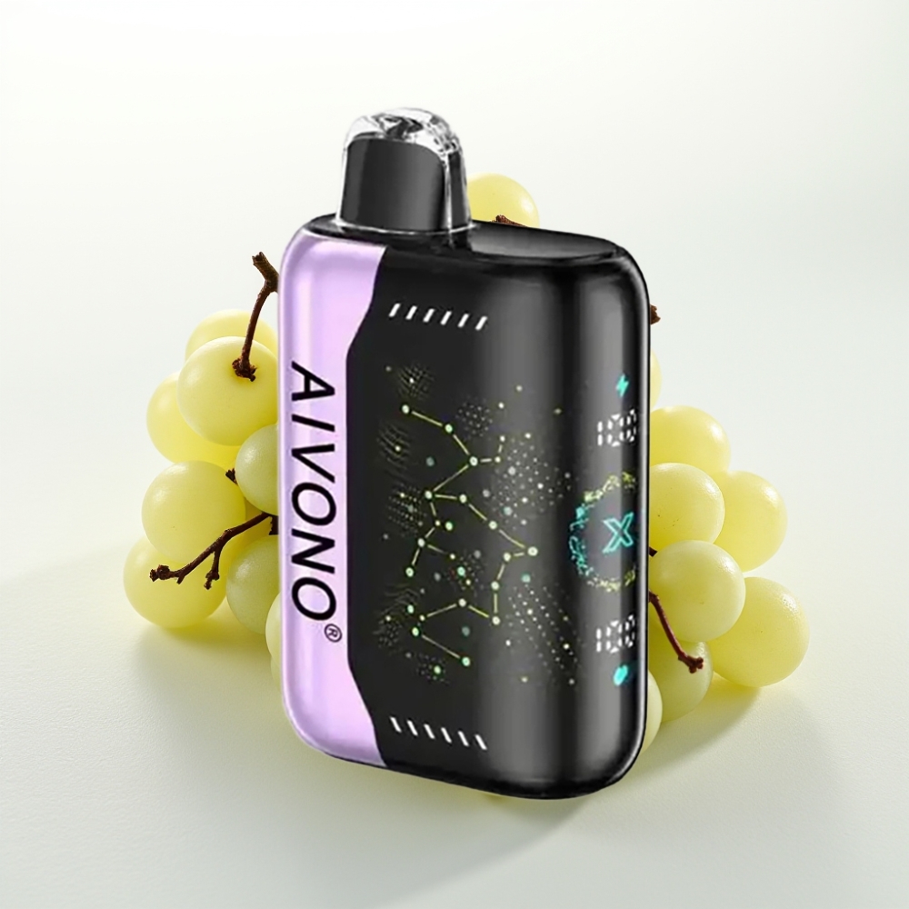 Aivono AIM BOOM 25000 Puffs Mela Verde Uva 28ml 650mAh Type-C