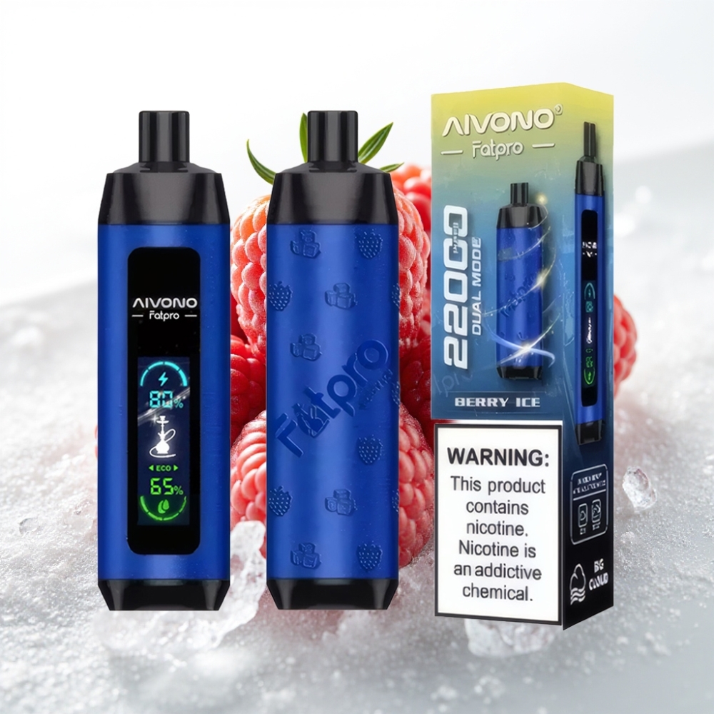 Aivono AIM FATPRO 22000 Puffs Berry Ghiaccio 28ml 5% Nic 600mAh
