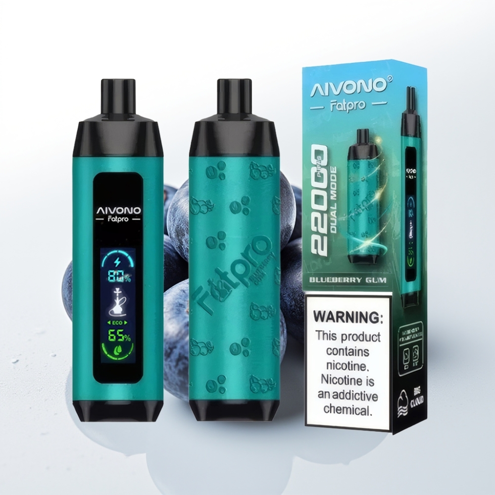 Aivono AIM FATPRO 22000 Puffs Disposable Mirtillo Gun, 28ml, 5% Nicotina, 600mAh
