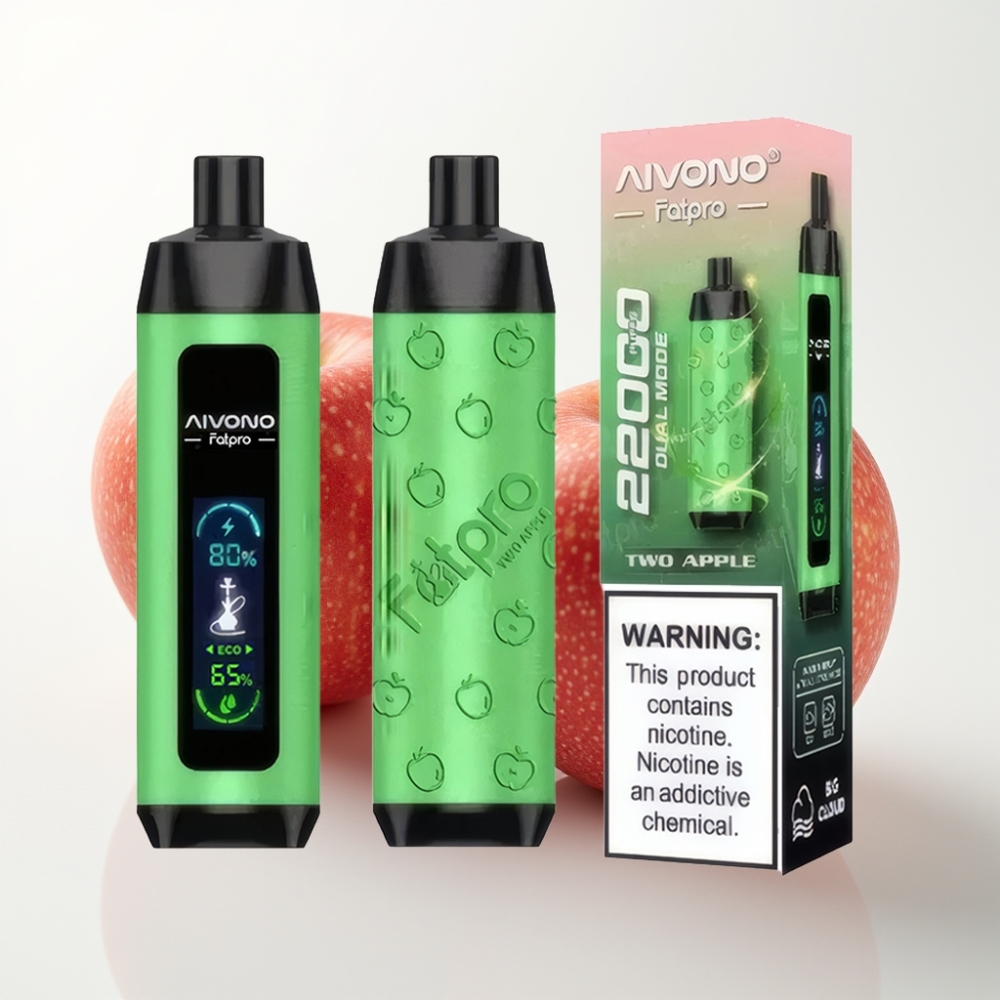 Aivono AIM FATPRO 22000 Puffs Due Mele, 28ml, 5% Nicotina, 600mAh