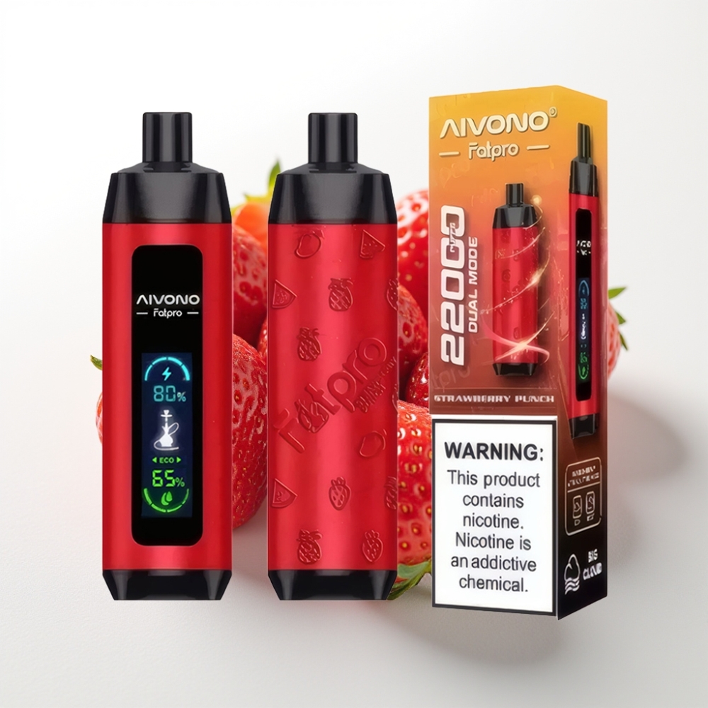 Aivono AIM FATPRO 22000 Puffs Fragola Punch 28ml 5% 22000 Puff