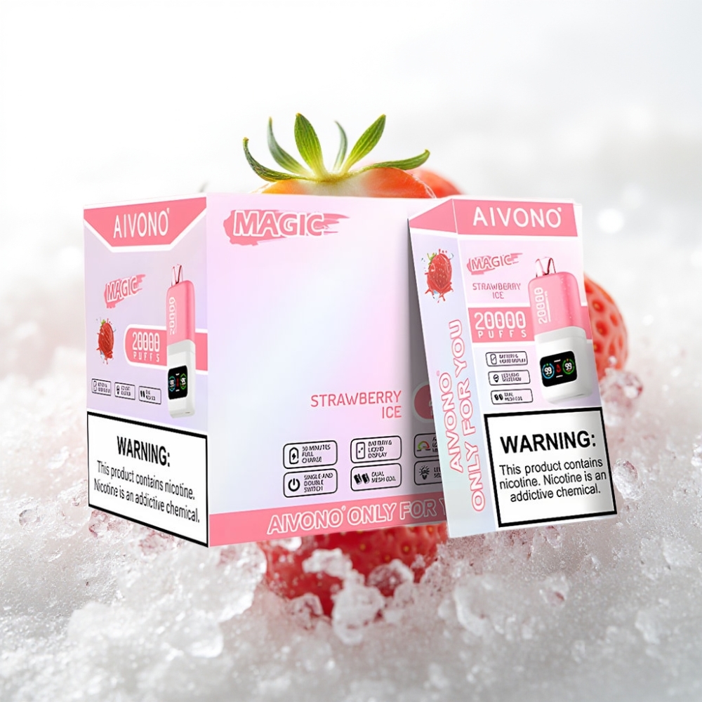 Aivono AIM MAGIC 20000 Puffs Fragola Ghiaccio, 5% Nicotine, 600mAh