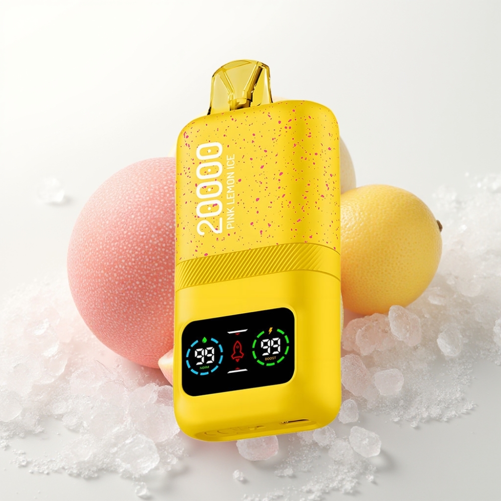 Aivono AIM MAGIC 20000 Puffs Pink Lemon Ice 26ml 5% Nic Dual Mesh LCD Type-C