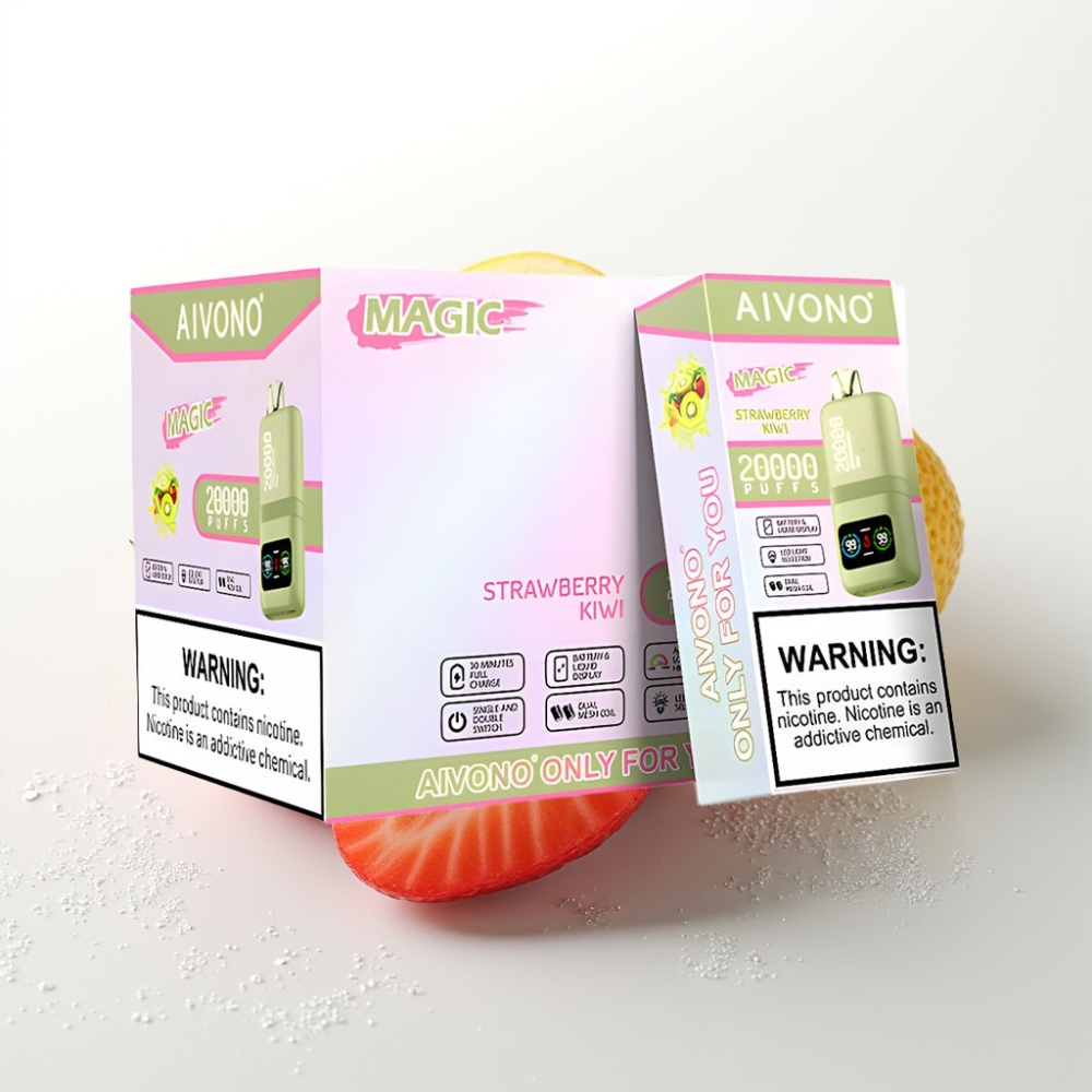 Aivono AIM MAGIC 20000 Puffs fragola kiwi, 5% nicotina, 600mAh