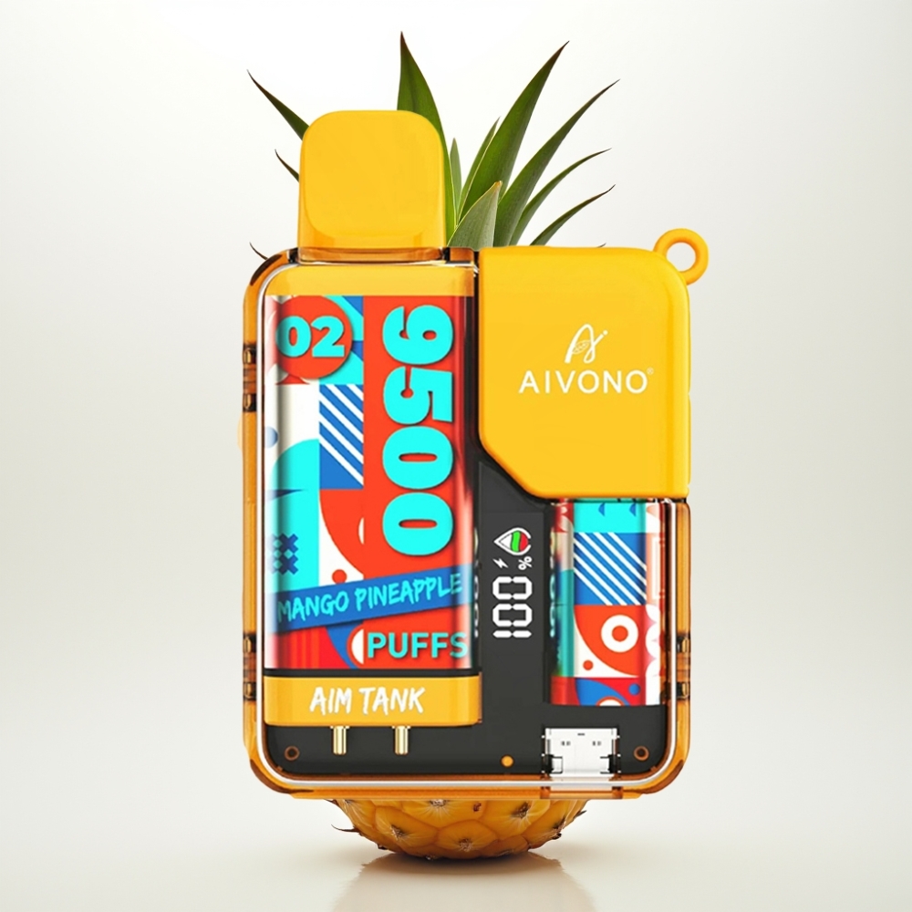 Aivono AIM-TANK 9500 Puffs Mango Ananas 18ml 650mAh LCD