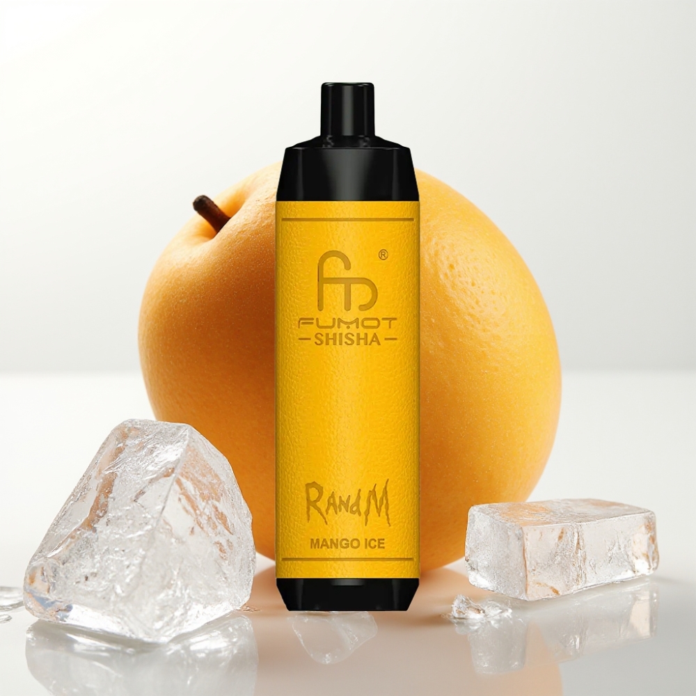 RandM Fumot Shisha 10000 Puff Sigaretta Elettronica Monouso Mango Ice - 18ml, 850mAh
