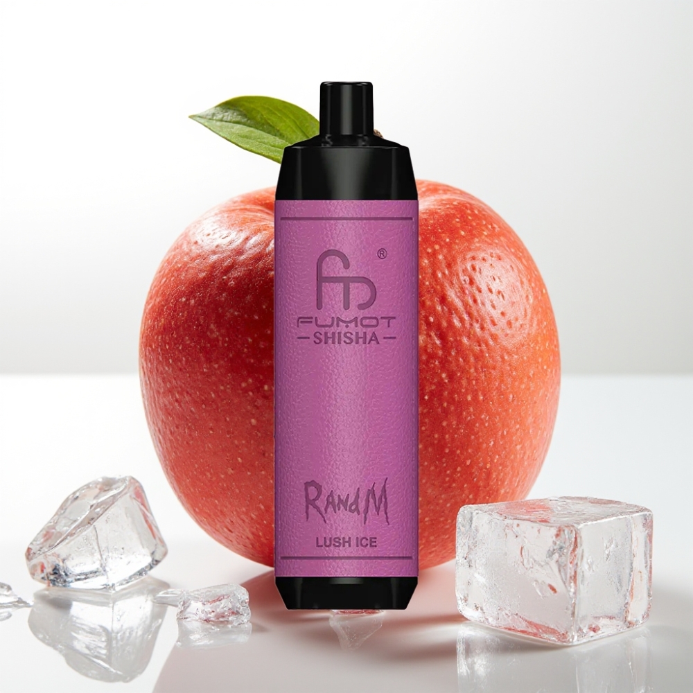 RandM Fumot Shisha 10000 Puff Svapo Monouso Lush Ice - 18ml, 850mAh