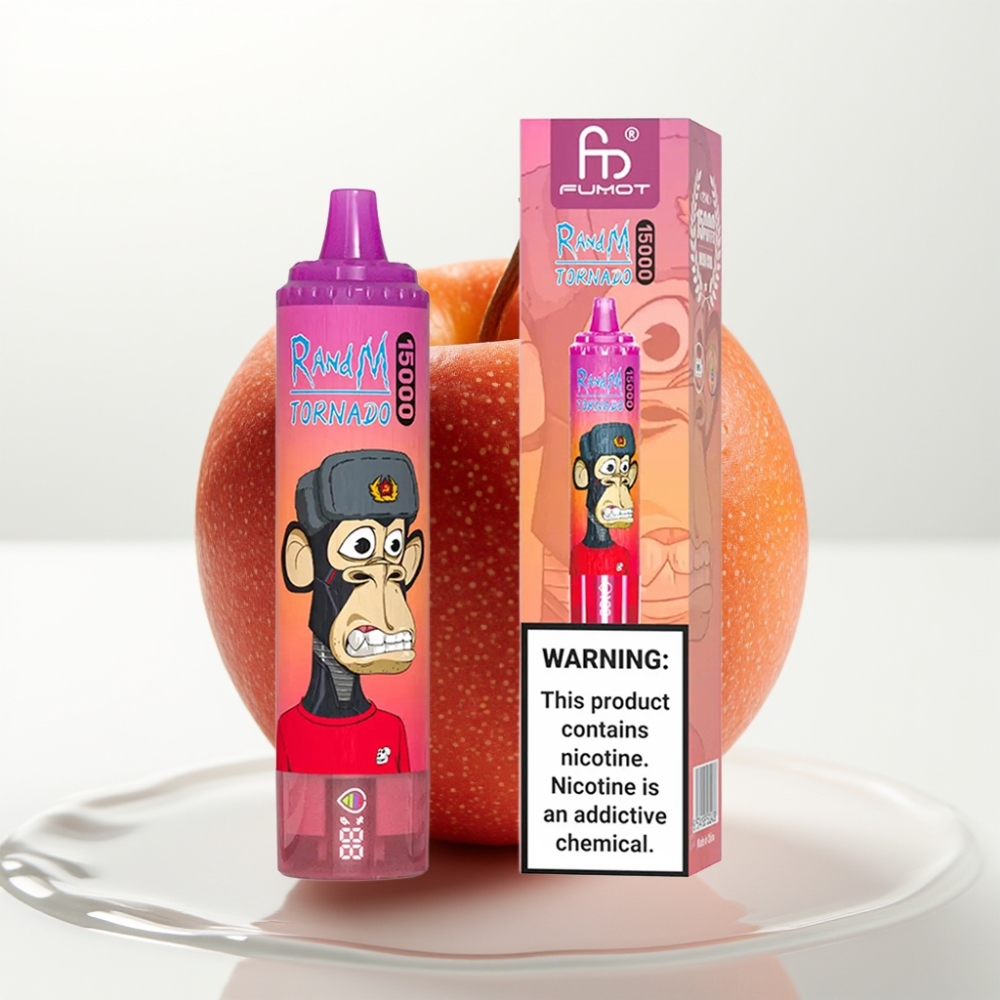 Fumot RandM Tornado 15000 Puff Disposable Vape Frutto del Drago, 25ml, 850mAh