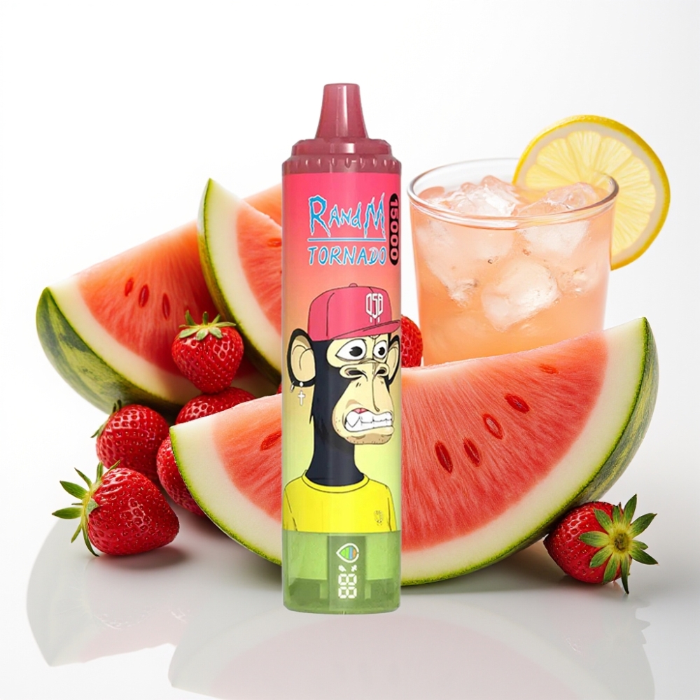 Fumot RandM Tornado 15000 Puff Fragola Anguria Limonata 25ml 850mAh Mesh