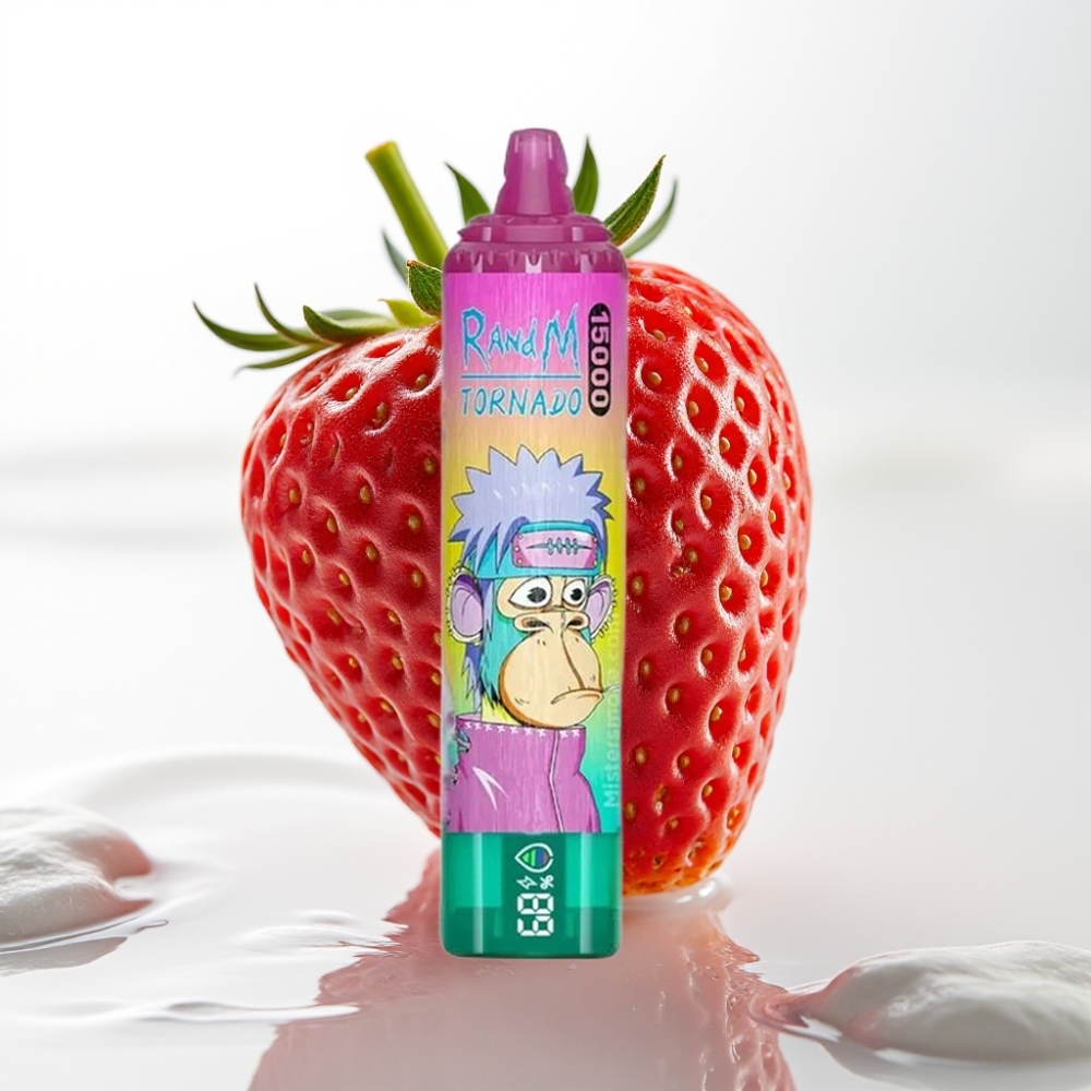 Fumot RandM Tornado 15000 Puff Fragola Ghiacciata, 25ml, 850mAh