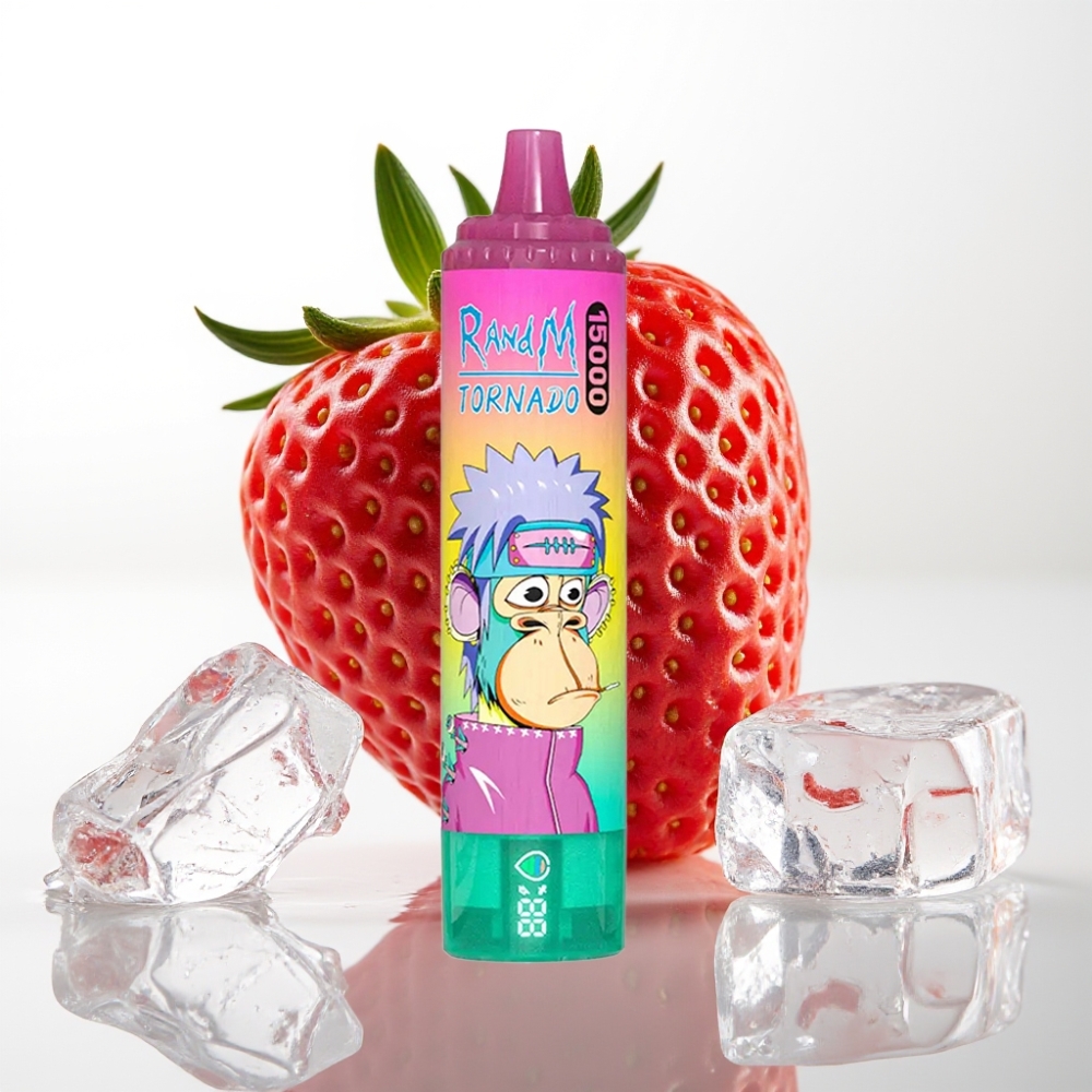 Fumot RandM Tornado 15000 Puff Fragola Ghiaccio, 25ml, 850mAh