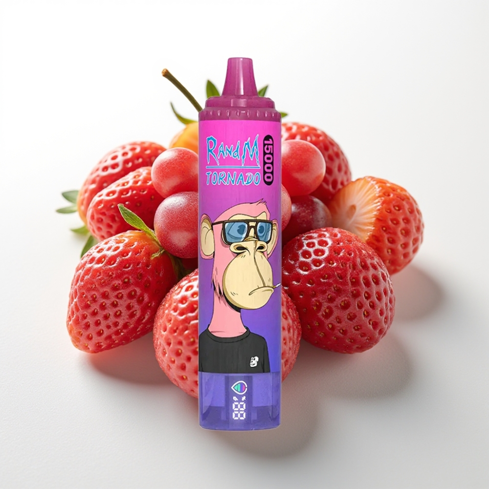 Fumot RandM Tornado 15000 Puff Fragola Uva - 25ml, 850mAh
