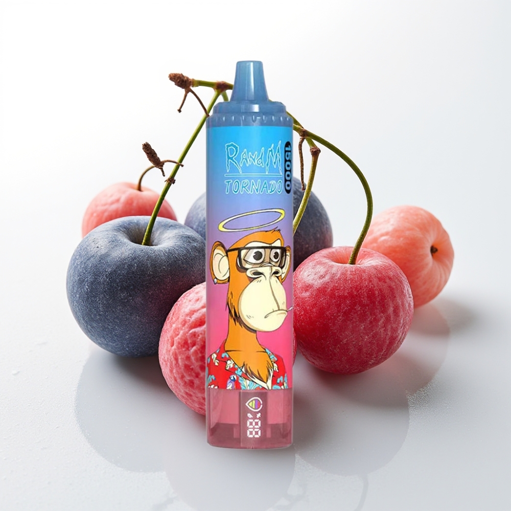 Fumot RandM Tornado 15000 Puffs Blue Razz Cherry 25ml 850mAh Tipo-C Mesh LCD