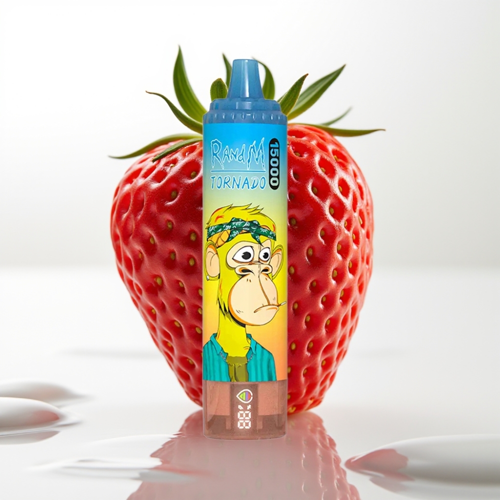 Fumot RandM Tornado 15000 Puffs Fragola 25ml 850mAh Mesh 0.9 Ohm