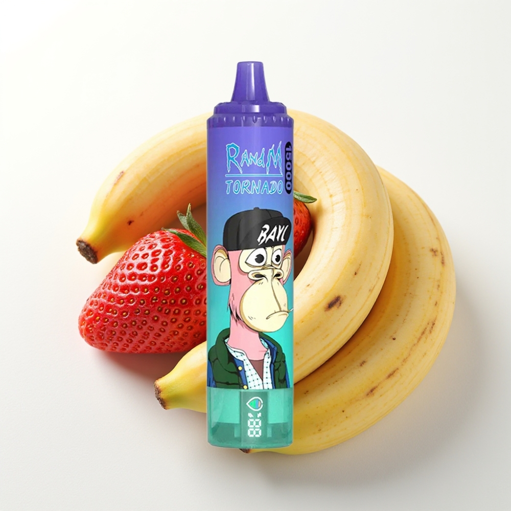 Fumot RandM Tornado 15000 Puffs Fragola Banana, 25ml, 850mAh