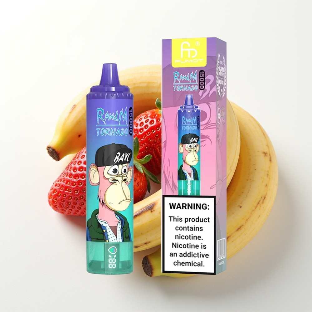 Fumot RandM Tornado 15000 Puffs Fragola Banana, 25ml, 850mAh