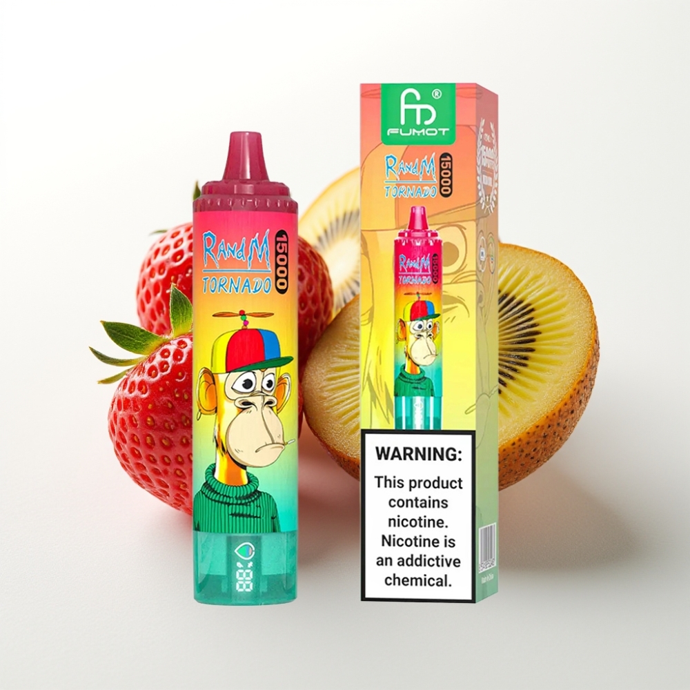 Fumot RandM Tornado 15000 Puffs Fragola Kiwi - 25ml, 850mAh