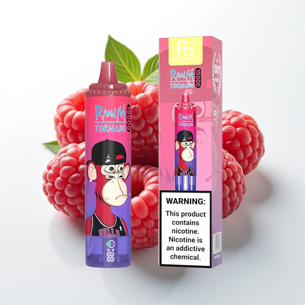 Fumot RandM Tornado 15000 Puffs - Lampone Blu Acido, 25ml, 850mAh