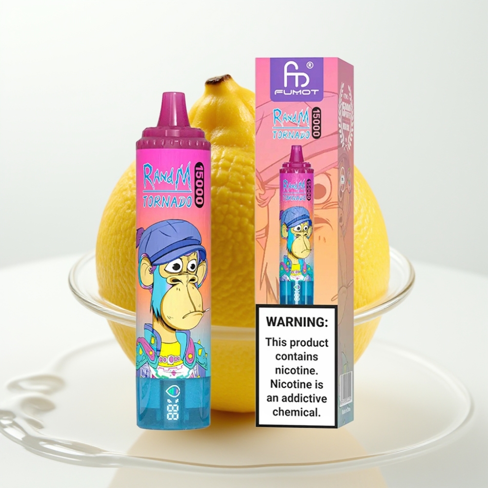 Fumot RandM Tornado 15000 Puffs Limonata, 25ml, 850mAh, USB-C