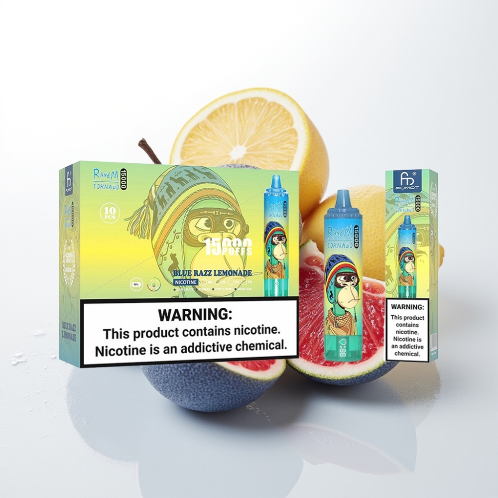Fumot RandM Tornado 15000 Puffs - Mirtillo Limonata, 25ml, 850mAh