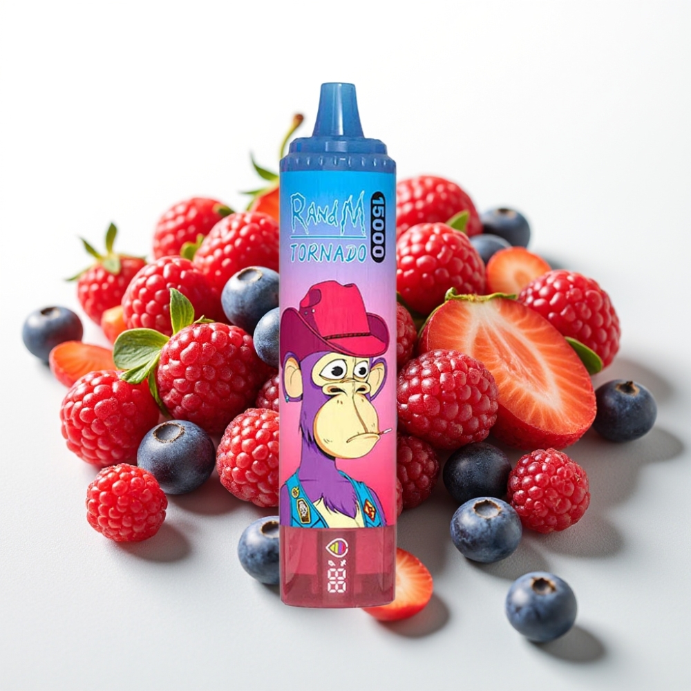 Fumot RandM Tornado 15000 Puffs Misto di Bacche, 25ml, 850mAh