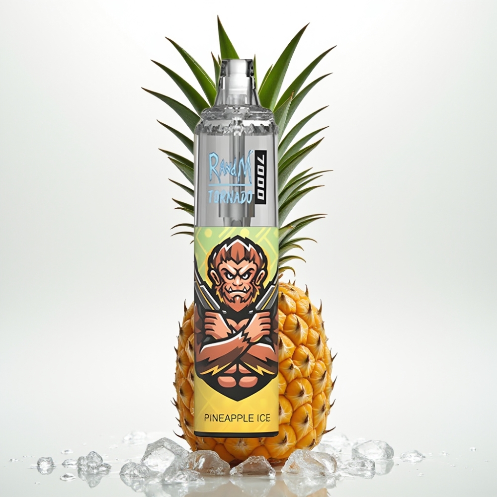 Fumot Tornado 7000 Disposable Vape Ananas Ghiaccio 7000 Puff, 14ML