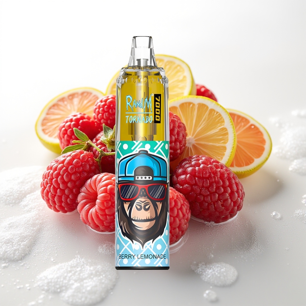 Fumot Tornado 7000 Disposable Vape Berry Lemonade 14ML 850MAH Mesh Coil