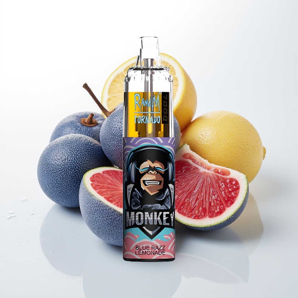 Fumot Tornado 7000 Disposable Vape Blue Razz Lemonade - 7000 Puff, 14ML