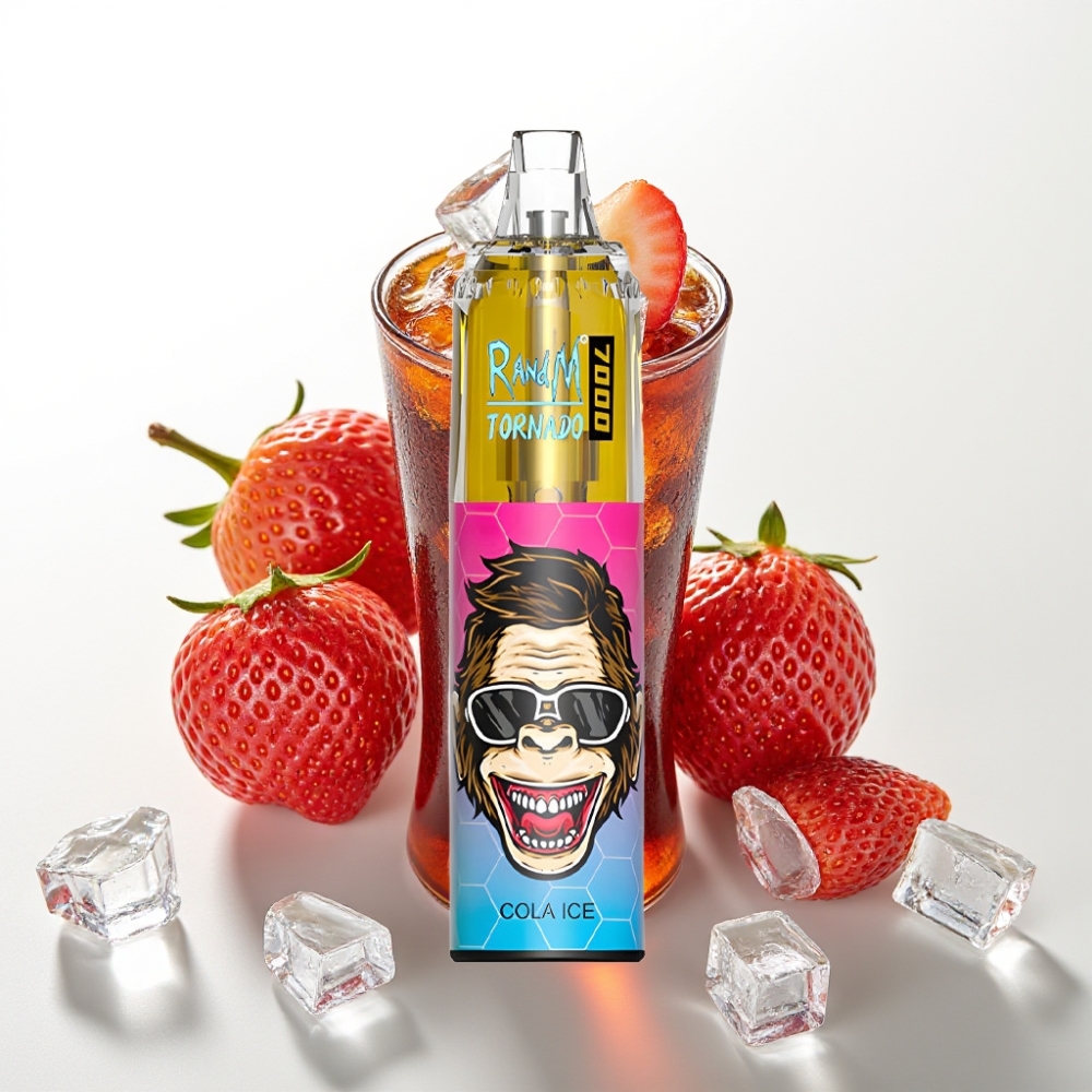 Fumot Tornado 7000 Disposable Vape Cola Ghiacciato 7000 Puff, 14ML