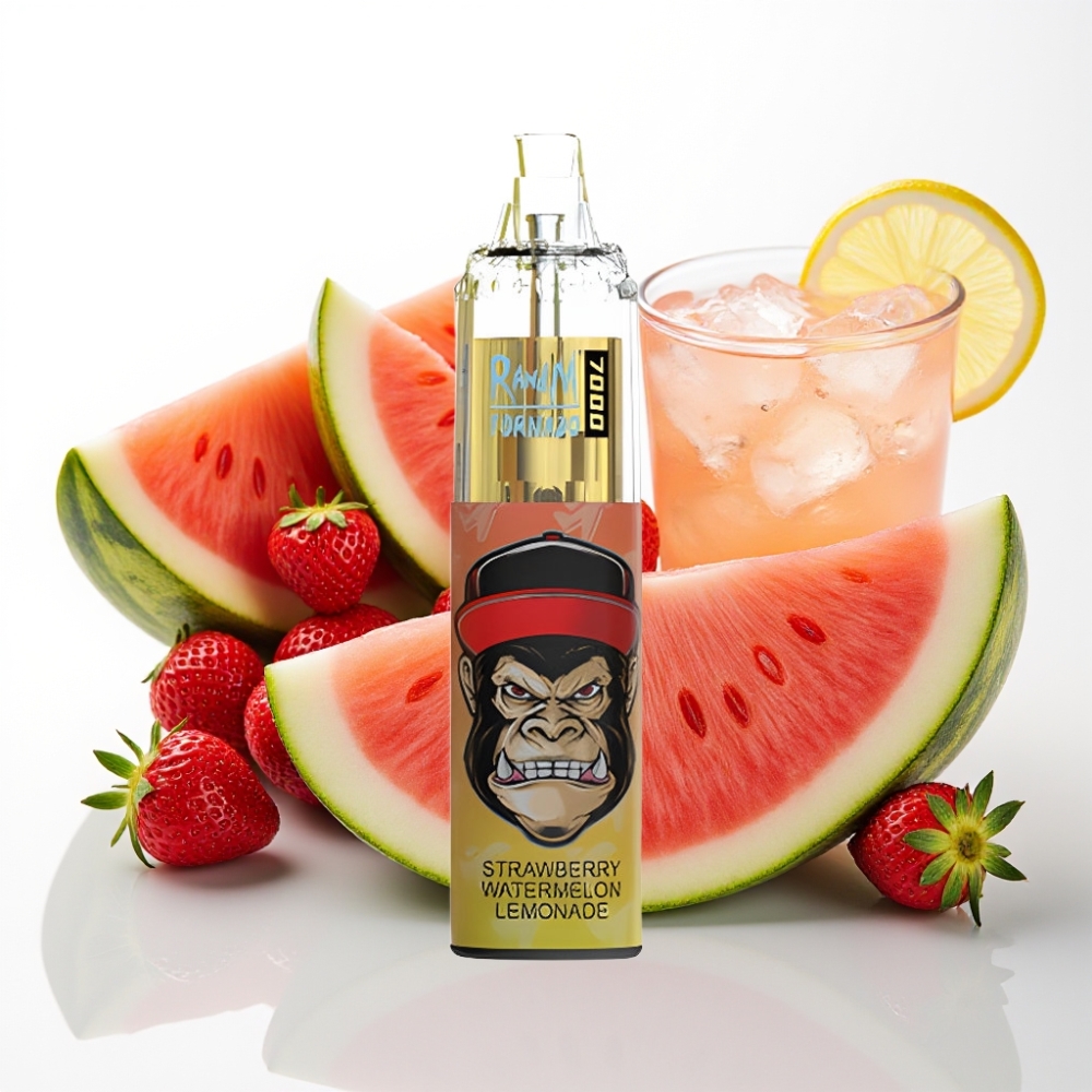 Fumot Tornado 7000 Disposable Vape Fragola Anguria Lemonade 7000 Puff 14ML Mesh