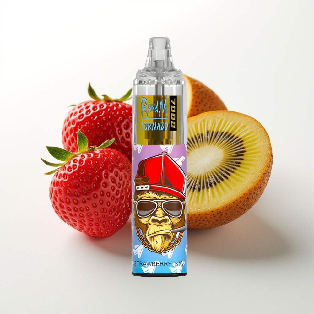 Fumot Tornado 7000 Disposable Vape Fragola Kiwi - 7000 Puff, 14ML
