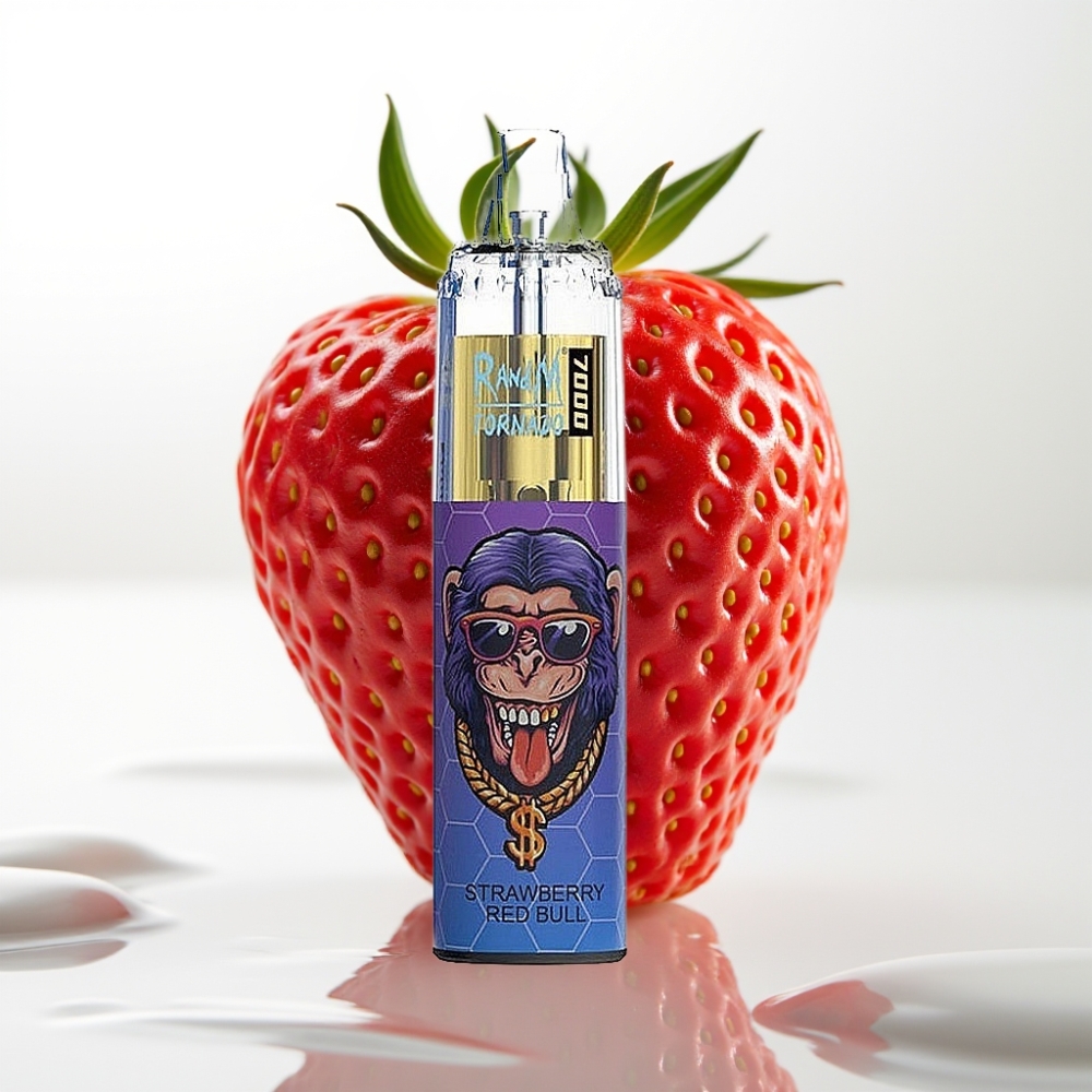 Fumot Tornado 7000 Disposable Vape Fragola Red Bull - 14ML, 850MAH, Mesh Coil
