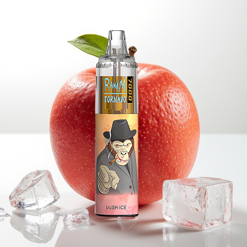 Fumot Tornado 7000 Disposable Vape Lush Ice (Ghiaccio Fresco) - 7000 Puff, 14ML, Mesh Coil