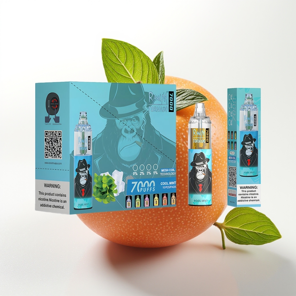 Fumot Tornado 7000 Disposable Vape Menta Fresca, 7000 Puff, 14ML