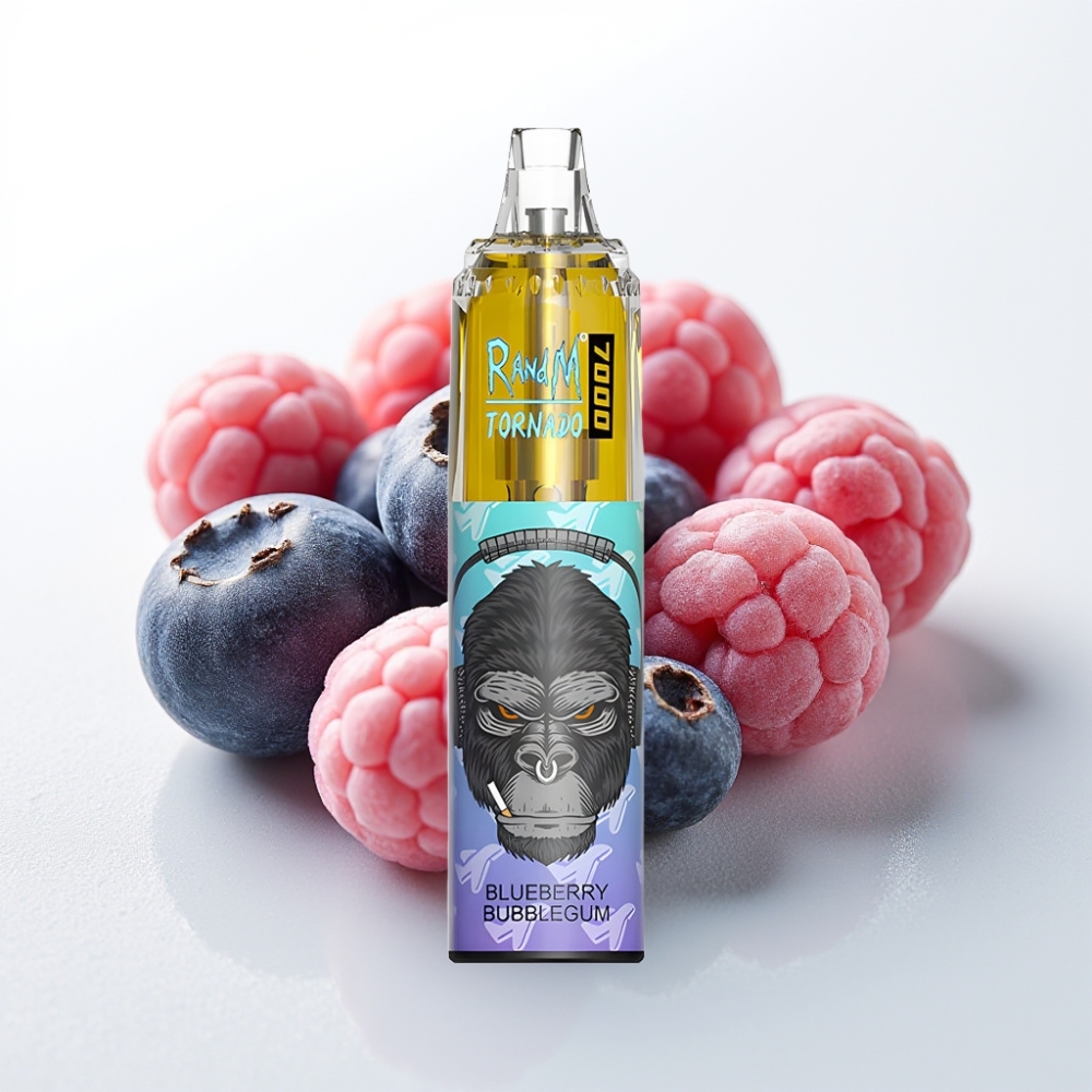 Fumot Tornado 7000 Disposable Vape Mirtillo Bubblegum – 7000 Puff, 14ML, RGB
