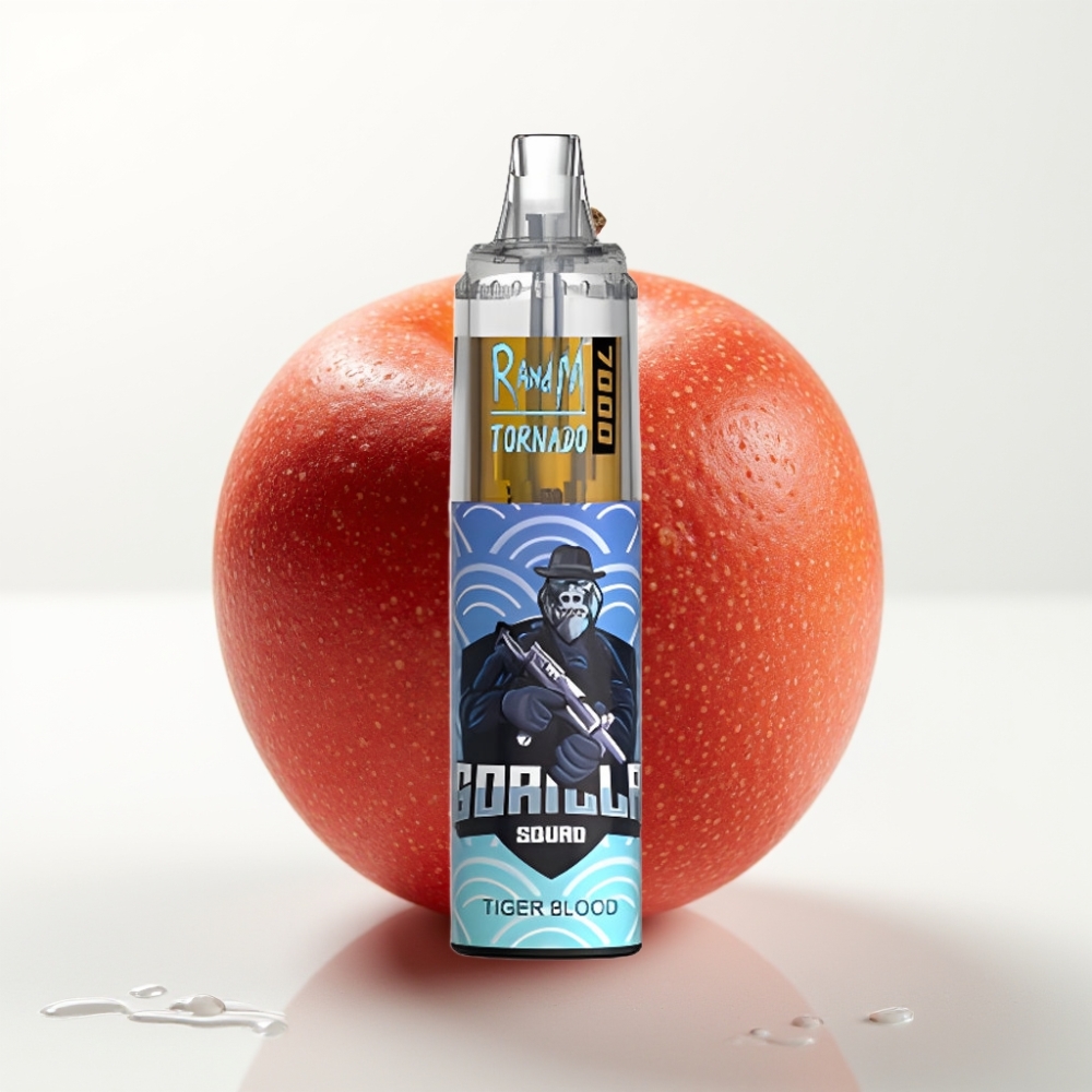 Fumot Tornado 7000 Disposable Vape Sangue di Tigre, 7000 Puff, 14ML, Mesh Coil