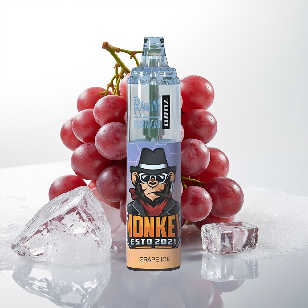Fumot Tornado 7000 Disposable Vape Uva Ghiacciata, 7000 Puff, 14ML