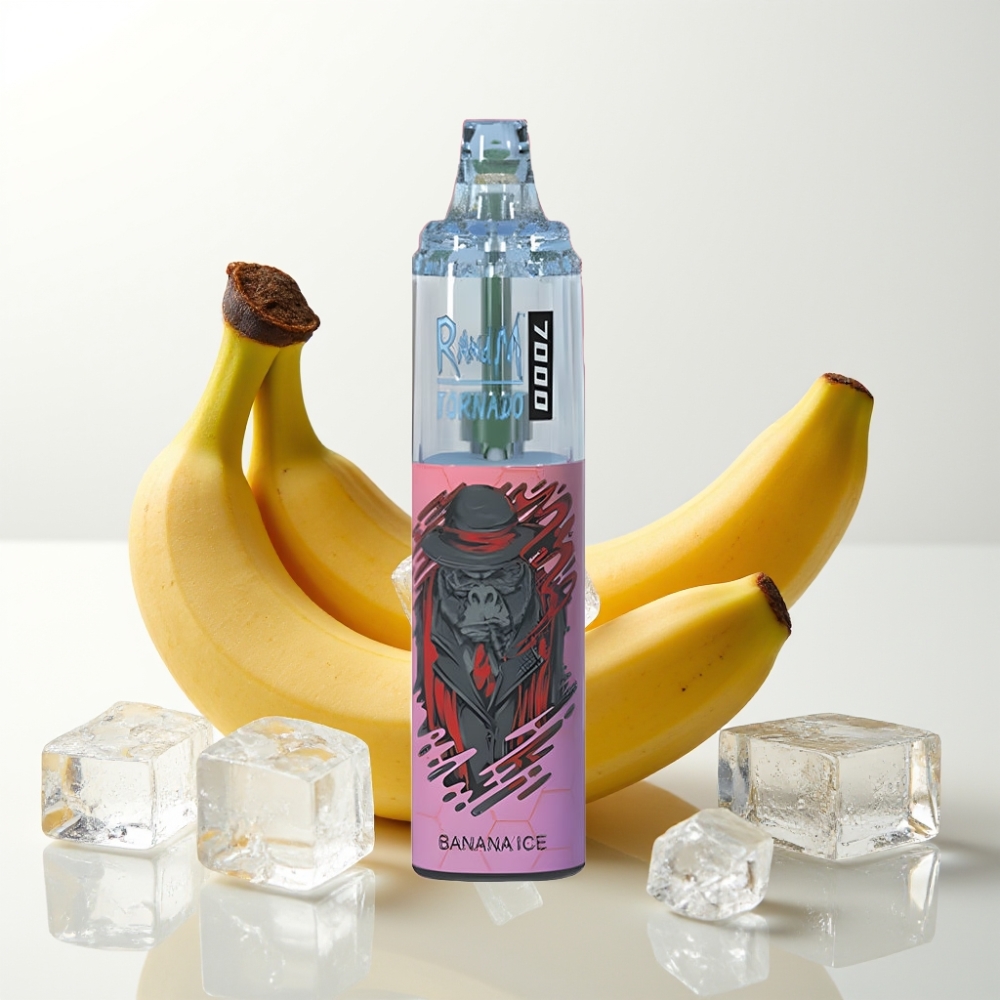 Fumot Tornado 7000 Puff Banana Ice 14ML 850MAH Mesh Coil Type-C RGB