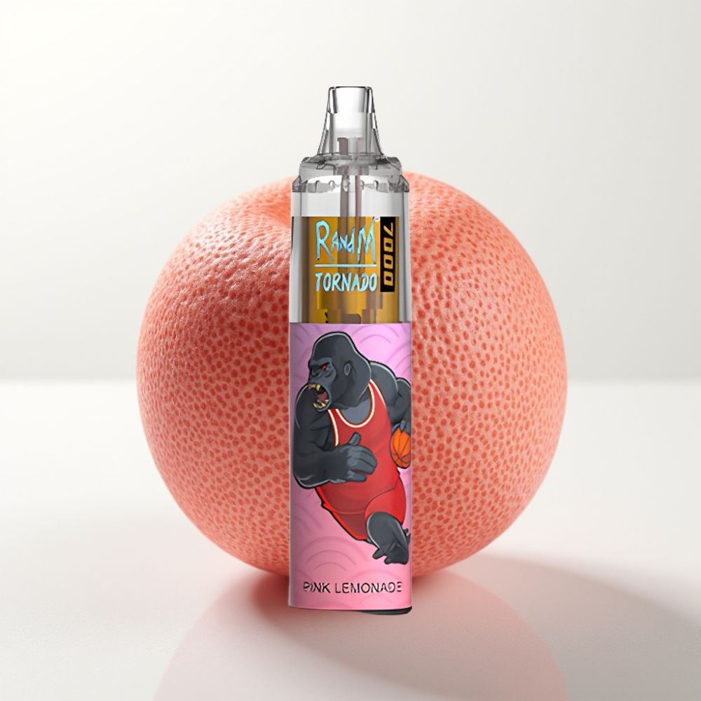 Fumot Tornado 7000 Puff Disposable Vape Lemonata Rosa 14ML 850MAH Mesh
