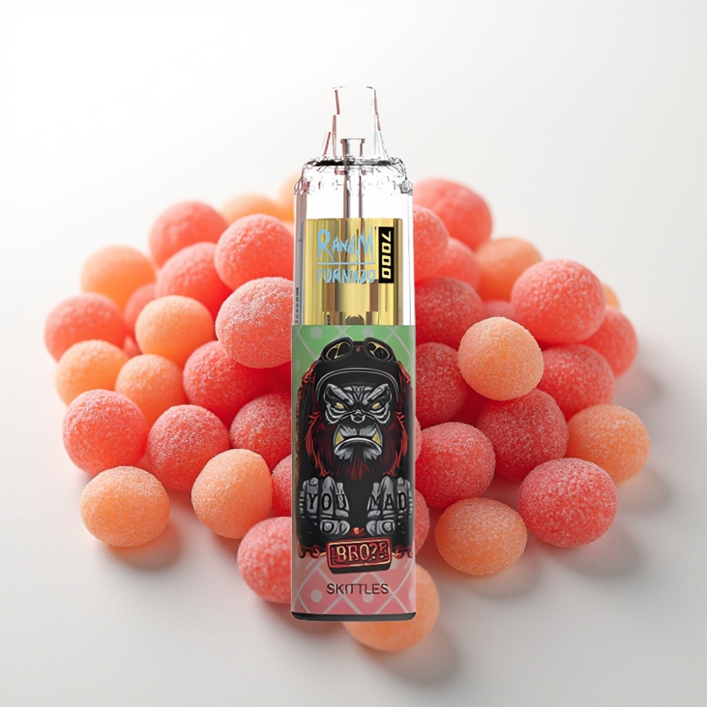 Fumot Tornado 7000 Skittles (Gocce di Frutta) - 14ML, 850MAH, Mesh