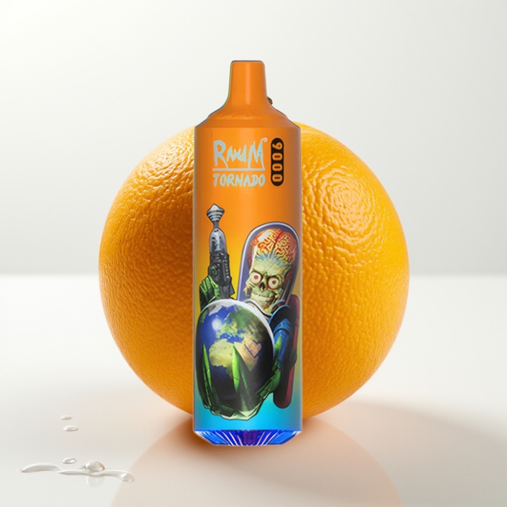RandM Tornado 9000 Puffs Disposable Vape Aranciata - 18mL, 850mAh, Mesh Coil