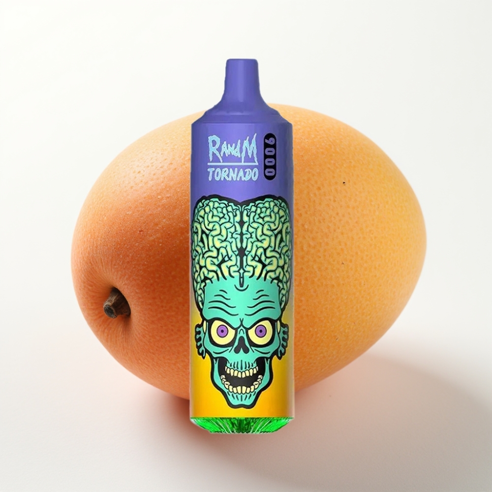 RandM Tornado 9000 Puffs Disposable Vape Fragola Mango - 9000 Puff, 850 mAh, 18 mL, Mesh Coil