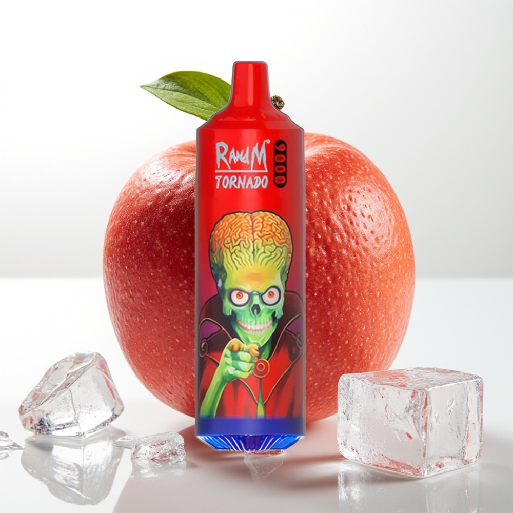 RandM Tornado 9000 Puffs Disposable Vape Ghiaccio Rigoglioso - 9000 Puff, 18mL, Mesh Coil