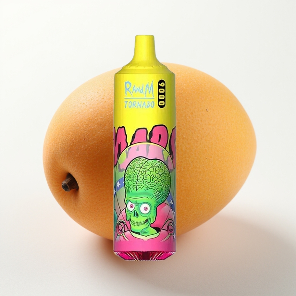 RandM Tornado 9000 Puffs Disposable Vape Triple Mango (9000 Puff, 18mL, Mesh Coil) - Triplo Mango